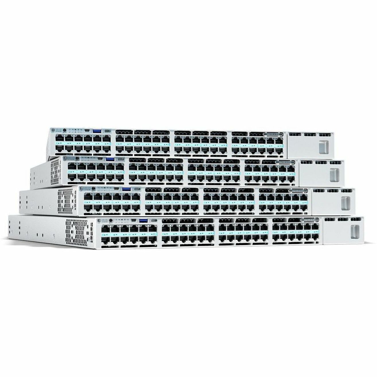 Cisco Catalyst C9300X-48HX Ethernet Switch - 48 Ports - Manageable - 10 Gigabit Ethernet, 5 Gigabit Ethernet - 10GBase-T - 3 Layer Supported - Modular - 1390 W PoE Budget - Twisted Pair - PoE Ports - 