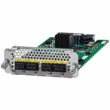 Cisco Expansion Module - For Data Networking, Optical Network - 4 x 1000Base-X Network - Optical FiberGigabit Ethernet - 1000Base-X - 1 Gbit/s - Plug-in Module - 1