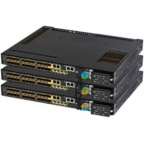 Cisco Catalyst IE9300 Ethernet Switch - 2 Ports - Manageable - Gigabit Ethernet, 10 Gigabit Ethernet - 10/100/1000Base-T, 1000Base-X, 10GBase-T - 3 Layer Supported - Modular - 24 SFP Slots - 73 W Powe