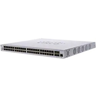 Cisco Business 350-48XT-4X Ethernet Switch - 48 Ports - Manageable - 3 Layer Supported - Modular - 234.40 W Power Consumption - Optical Fiber, Twisted Pair
