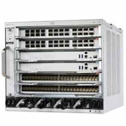 Cisco Catalyst 9606R Switch Chassis - 3 Layer Supported - Gray - 8U - Rack-mountable - Lifetime Limited Warranty