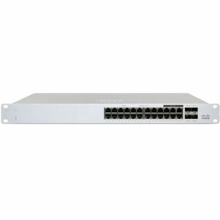 Cisco Meraki MS130-24-HW Ethernet Switch - 24 Ports - Manageable - Gigabit Ethernet - 10/100/1000Base-T, 1000Base-X - 2 Layer Supported - 4 SFP Slots - Optical Fiber, Twisted Pair - Rack-mountable