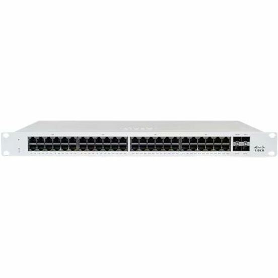 Cisco Meraki MS130-48X-HW Ethernet Switch - 48 Ports - Manageable - Gigabit Ethernet, 2.5 Gigabit Ethernet - 10/100/1000Base-T, 1000Base-X, 2.5GBase-X - 2 Layer Supported - 4 SFP Slots - 740 W PoE Bud