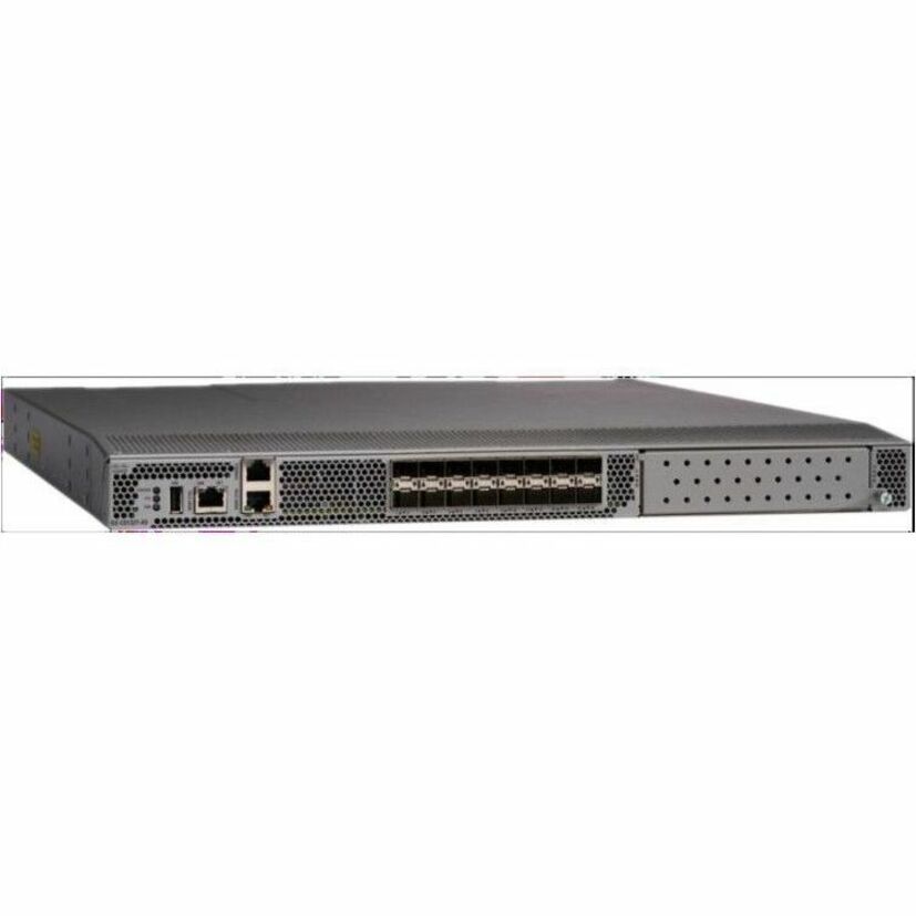 Cisco MDS 9132T Fibre Channel Switch - 32 Ports - 32 Gbit/s - 32 Fiber Channel Ports - 16 x Total Expansion Slots - SFP+ - 16 x SFP+ Slots - Rack-mountable - 1U - Refurbished