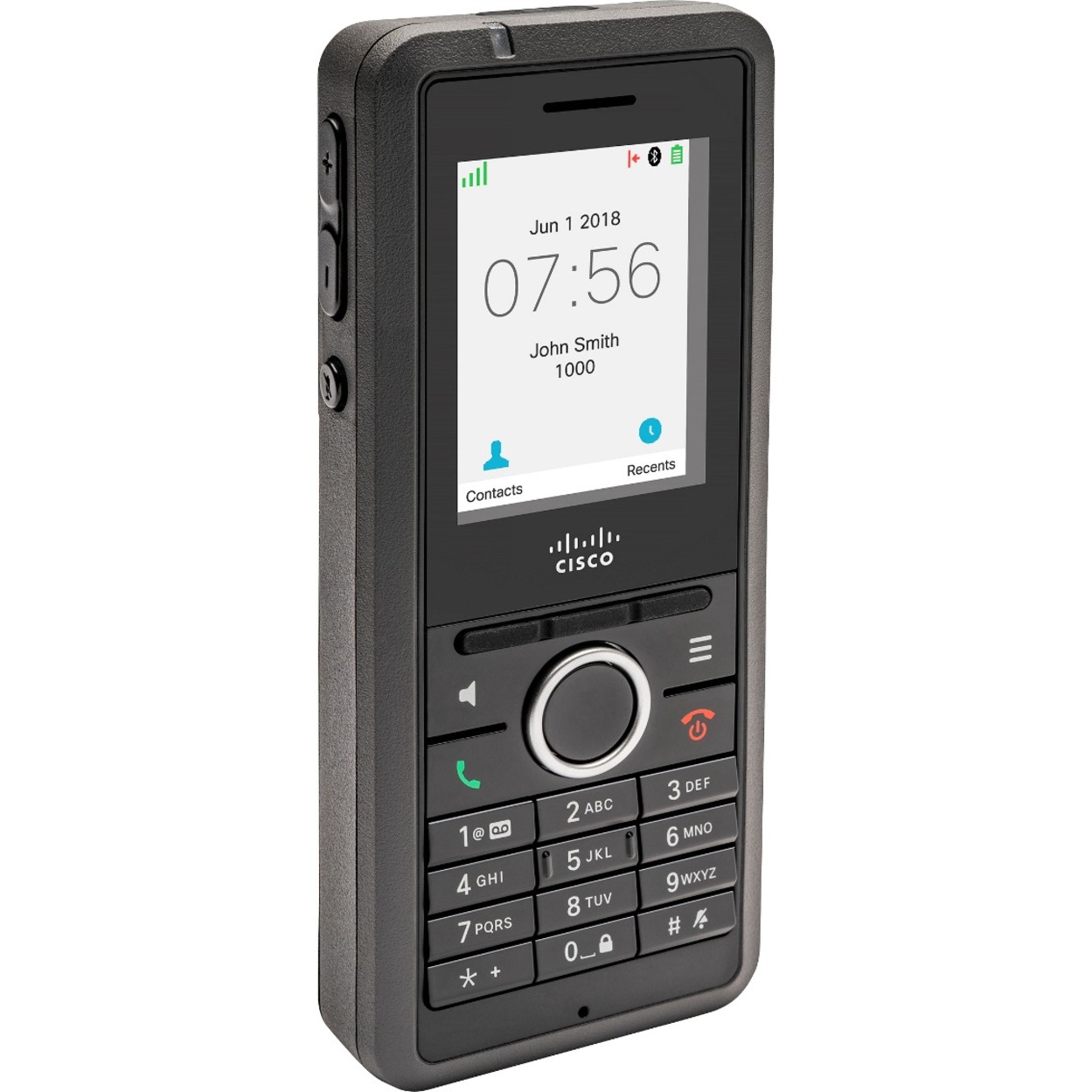 Cisco 6825 IP Phone - Cordless - Cordless - DECT, Bluetooth - Wall Mountable, Surface Mount - 2 x Total Line - VoIP - 2" LCD