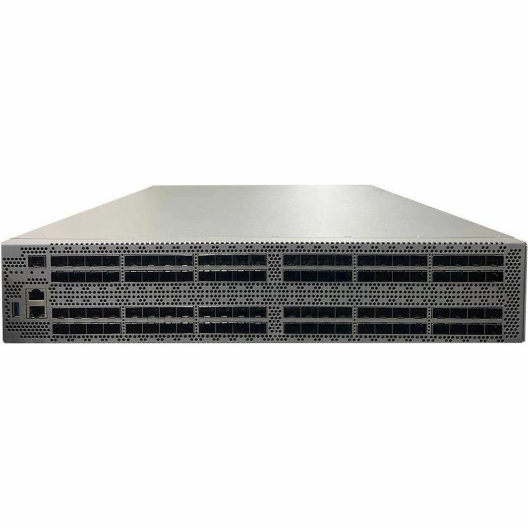 Cisco MDS 9396V 64G 2RU FC switch, w/ 48 active ports, 3 Fans, 2 PSUs, intake - 96 Ports - 64 Gbit/s - 96 Fiber Channel Ports - Gigabit Ethernet - 48 x Total Expansion Slots - SFP+ - 48 x SFP+ Slots -