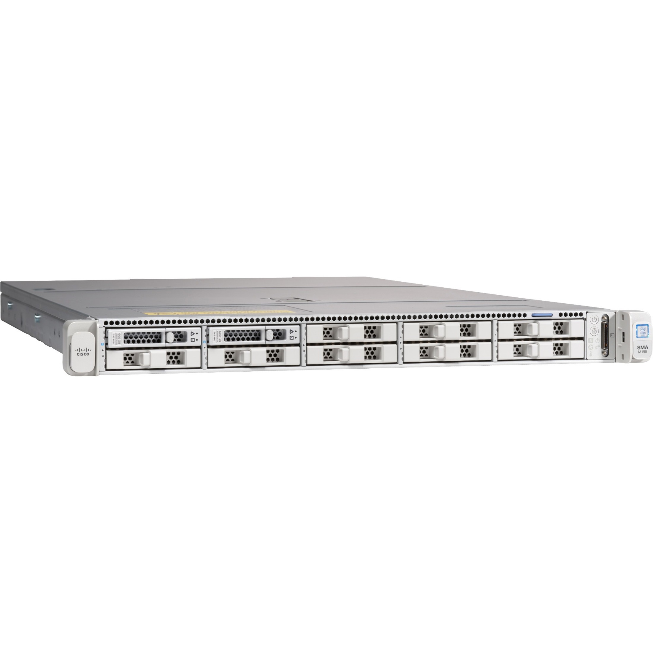 Cisco SMA M195 Content Security Management Appliance - Security Management - 2 Port - 10/100/1000Base-T - Gigabit Ethernet - 2 x RJ-45 - 1U - Rack-mountable