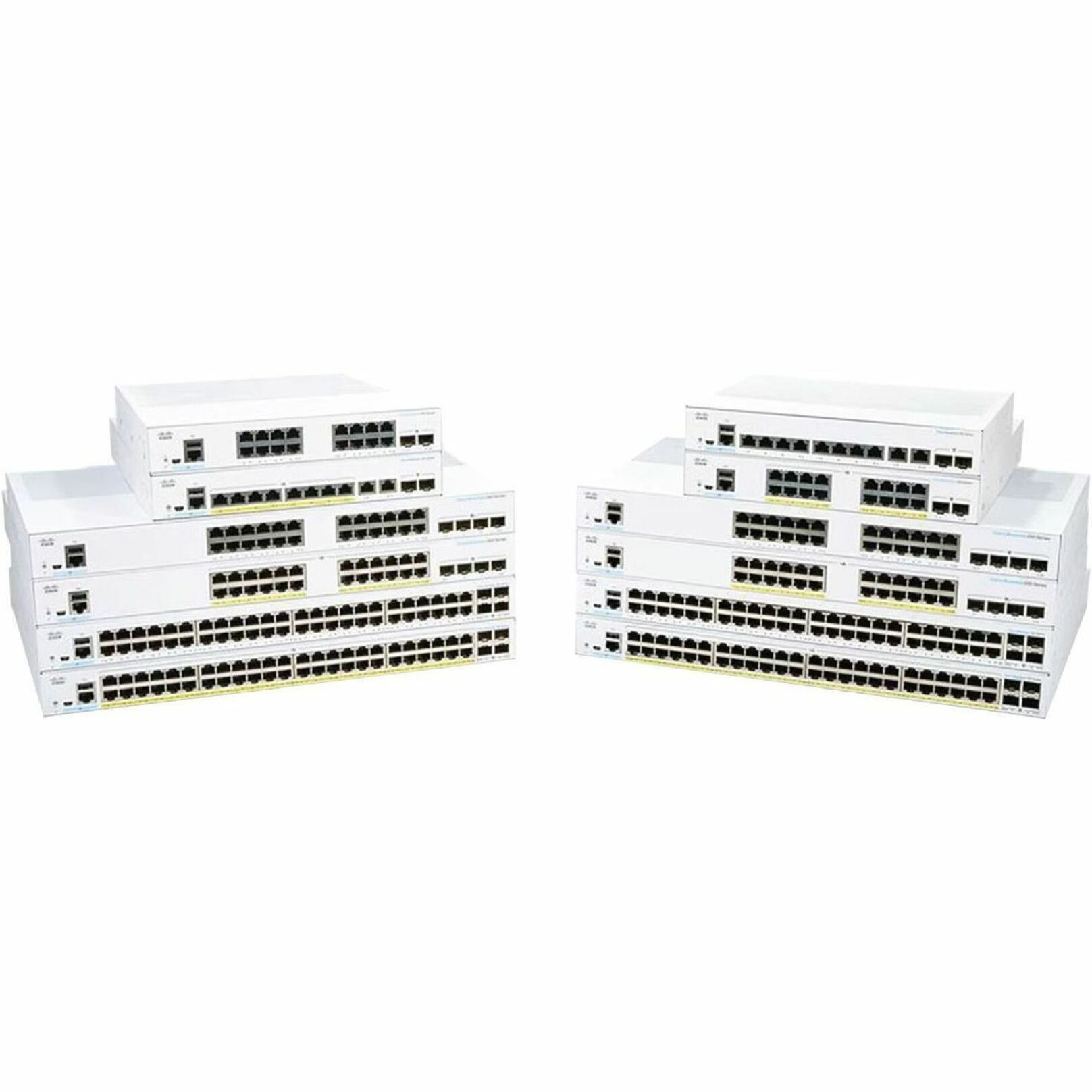 Cisco 250 CBS250-8FP-E-2G Ethernet Switch - 8 Ports - Manageable - Gigabit Ethernet - 1000Base-T, 1000Base-X - Refurbished - 2 Layer Supported - Modular - 2 SFP Slots - 147.48 W Power Consumption - 12