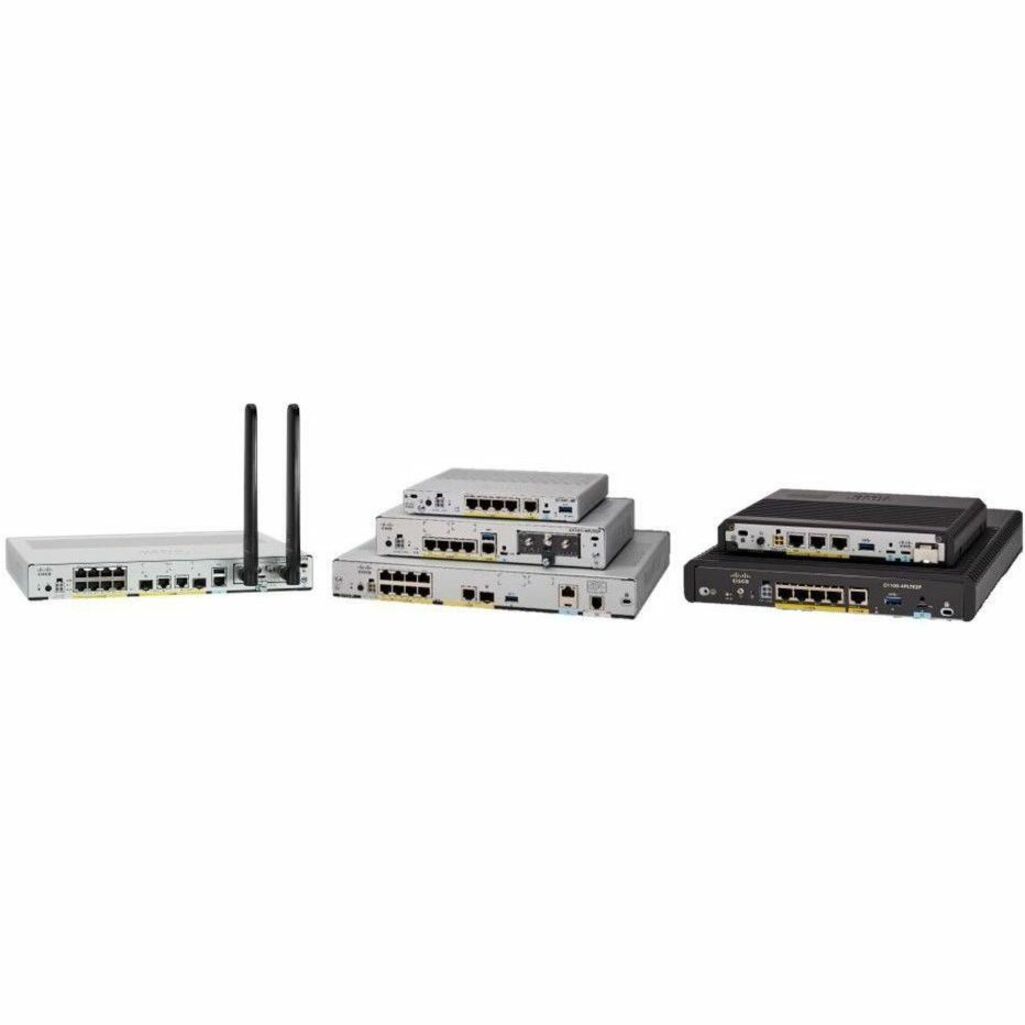Cisco 1131 Wi-Fi 6 IEEE 802.11 a/b/g/n/ac/ax 2 SIM Ethernet, Cellular Wireless Integrated Services Router - 5G - 8 x Network Port - 2 x Broadband Port - USB - PoE Ports - Gigabit Ethernet - VPN Suppor