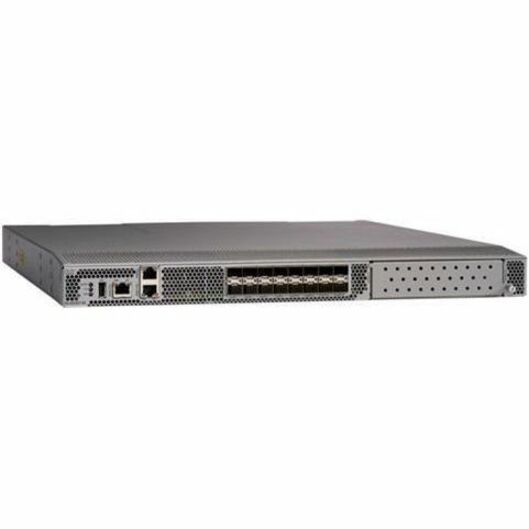 Cisco MDS 9100 9132T Fibre Channel Switch - 32 Gbit/s - 24 Fiber Channel Ports - 32 Gigabit EthernetSFP+ - Manageable - Rack-mountable - 1U - Redundant Power Supply - Refurbished