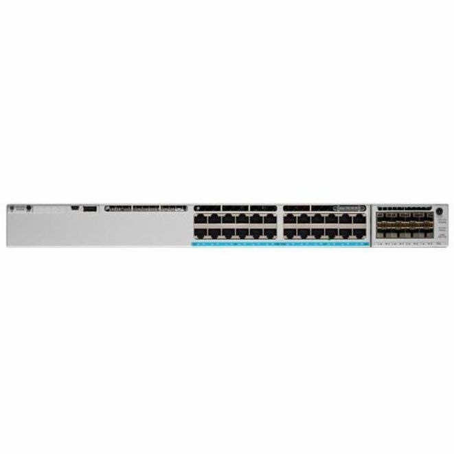 Cisco Catalyst C9300L-24P-4X Ethernet Switch - 24 Ports - Manageable - 10 Gigabit Ethernet, Gigabit Ethernet - 10GBase-X, 10/100/1000Base-T - 3 Layer Supported - Modular - 715 W Power Consumption - Tw