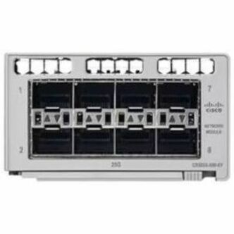 Cisco Meraki Eight 25G Uplink Module - For Data Networking, Optical NetworkOptical Fiber25 Gigabit Ethernet - 25GBase-X - 8 x Expansion Slots - SFP28