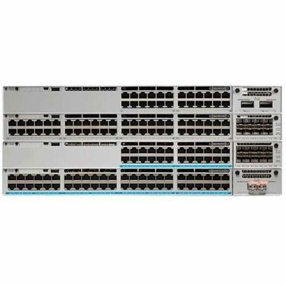 Cisco Catalyst C9300X-12Y-M Ethernet Switch - Manageable - Gigabit Ethernet, 10 Gigabit Ethernet, 25 Gigabit Ethernet - 25GBase-X, 1000Base-X, 10GBase-X - 3 Layer Supported - Modular - 715 W Power Con