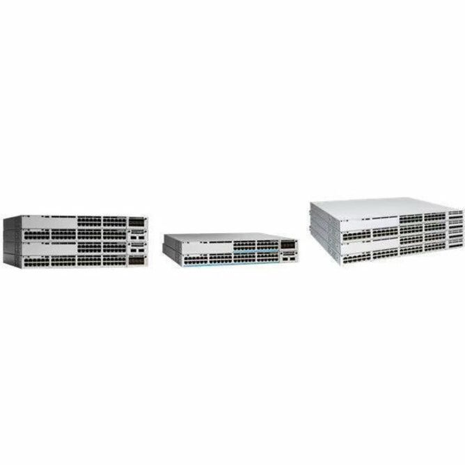 Cisco Catalyst C9300X-24HX Ethernet Switch - 24 Ports - Manageable - 10 Gigabit Ethernet - 10/100/1000Base-T, 10GBase-T - 2 Layer Supported - Modular - 1100 W Power Consumption - 735 W PoE Budget - Tw