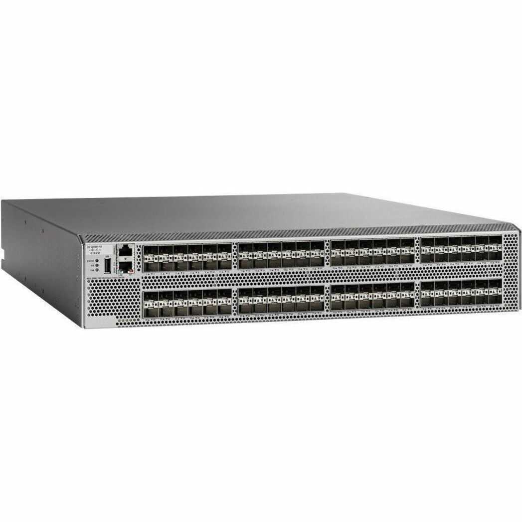 Cisco MDS 9396S Fibre Channel Switch - 96 Ports - 16 Gbit/s - 96 Fiber Channel Ports - 16 Gigabit Ethernet - Manageable - Rack-mountable - 2U - Redundant Power Supply - Refurbished - 1 Year
