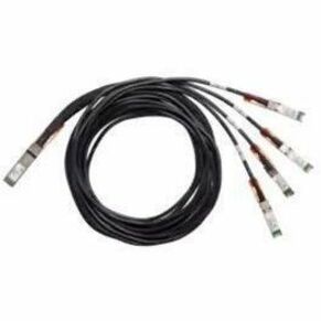 Cisco QSFP-DD/QSFP56 Network Cable - 3.28 ft QSFP-DD/QSFP56 Network Cable for Network Device - First End: QSFP-DD Network - Male - Second End: 4x QSFP56 Network - Male - 100 Gbit/s - Tan - 1