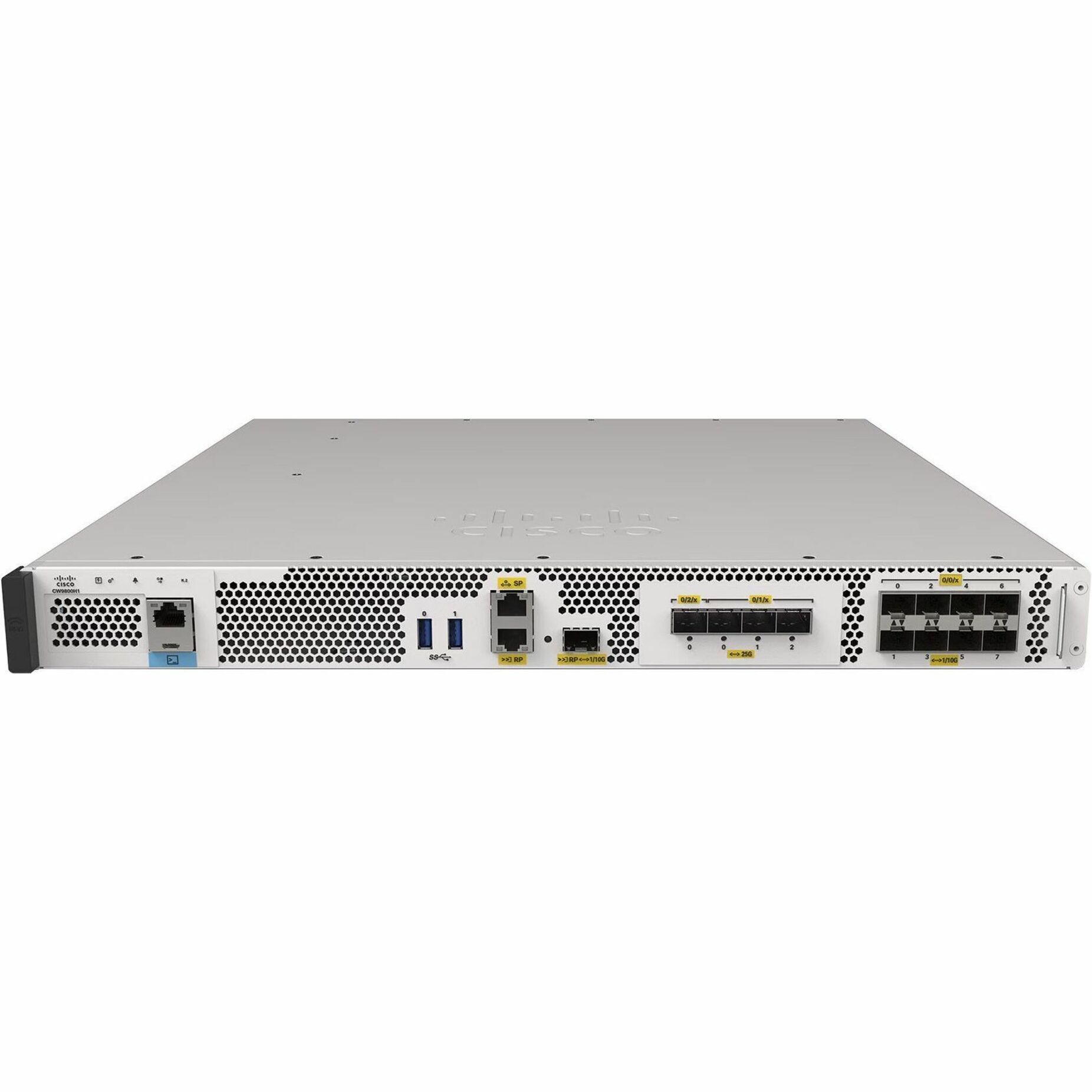 Cisco Catalyst CW9800H1 Wi-Fi 6 IEEE 802.11a/b/g/d/e/h/n/k/r/u/w/ac/ax 100 Gbit/s Wireless LAN Controller - Rack-mountable