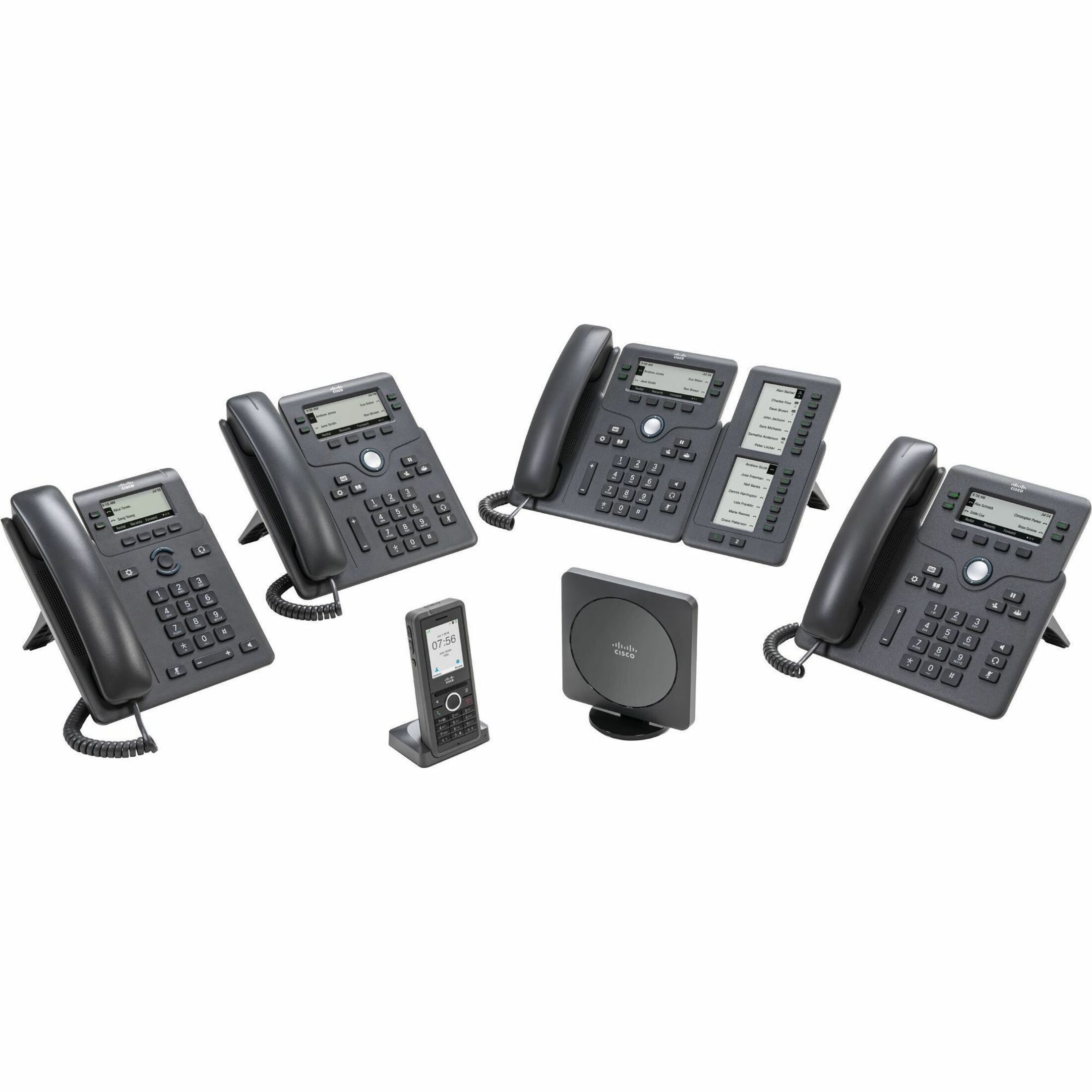 Cisco 6821 IP Phone - Refurbished - Corded - Corded - Wall Mountable - 2 x Total Line - VoIP - 2.5" LCD - 2 x Network (RJ-45) - PoE Ports