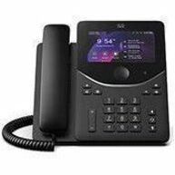 Cisco 9841 IP Phone - Corded - Desktop - Carbon Black - TAA Compliant - 4 x Total Line - VoIP - 3.5" LCD - 2 x Network (RJ-45) - PoE Ports