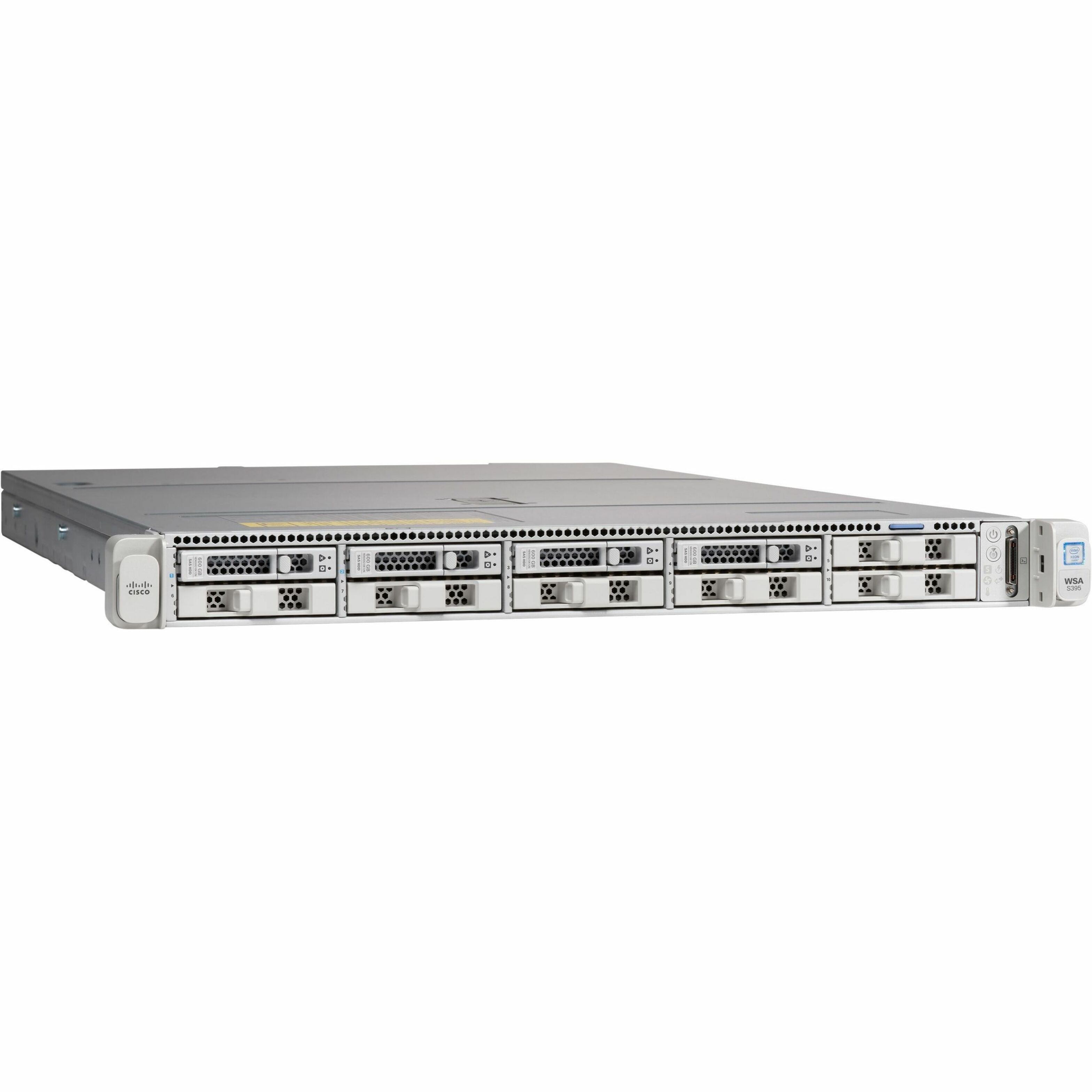 Cisco S395 Web Security Appliance - 6 Port - 1000Base-T - Gigabit Ethernet - 6 x RJ-45 - 1U - Rack-mountable