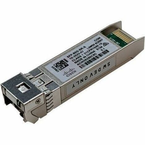 Cisco 25/50GBASE-SR SFP56 Module for MMF - For Data Networking, Optical Network - 1 x LC/PC 50Gbase-SR-S Network - Optical Fiber - 850 nm, 840 nm, 860 nm Wavelength - Multi-mode - 25 Gigabit Ethernet,