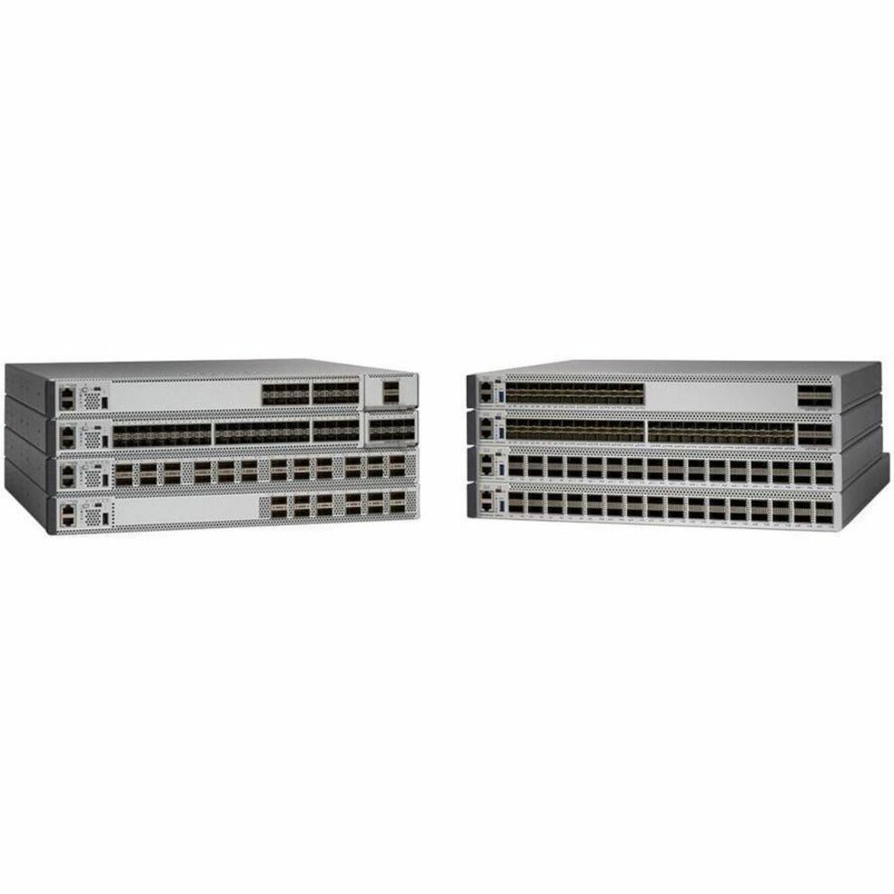 Cisco Catalyst C9500-24Y4C Layer 3 Switch - Manageable - 25 Gigabit Ethernet, 100 Gigabit Ethernet - 25GBase-X, 100GBase-X - Refurbished - 3 Layer Supported - Modular - 650 W Power Consumption - Optic