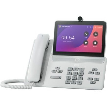 Cisco 8875 IP Phone - Refurbished - Corded - Corded - Wi-Fi, Bluetooth - Desktop - White - VoIP - IEEE 802.11a/b/g/n/ac - 2 x Network (RJ-45) - PoE Ports