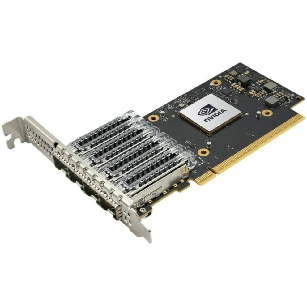 Cisco NVIDIA ConnectX-7 25Gigabit Ethernet Card - PCI Express 4.0 x16 - 25 Gbit/s Data Transfer Rate - 4 Port(s) - Optical Fiber - HHHL Bracket Height - 10GBase-X, 25GBase-X - SFP56 - Plug-in Card