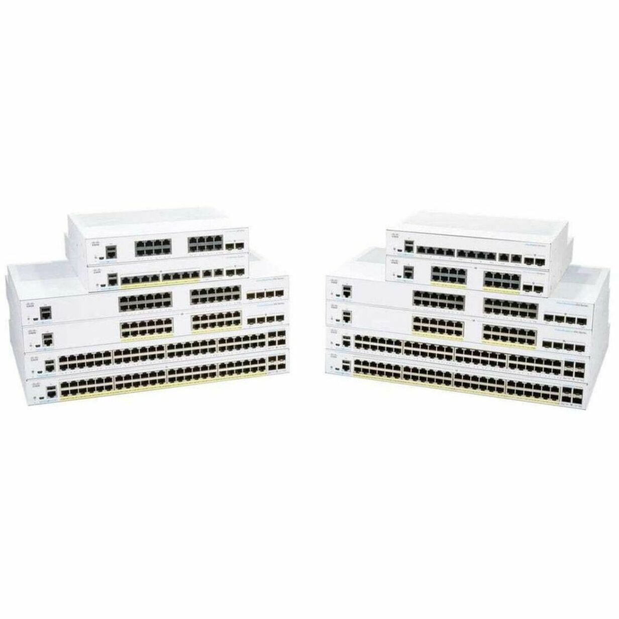 Cisco 250 CBS250-24FP-4G Ethernet Switch - 24 Ports - Manageable - Gigabit Ethernet - 1000Base-T, 1000Base-X - Refurbished - 2 Layer Supported - Modular - 4 SFP Slots - 370 W PoE Budget - Optical Fibe