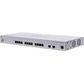 Cisco Business 350-12XT Managed Switch - 12 Ports - Manageable - 10 Gigabit Ethernet - 10GBase-T, 10GBase-X - Refurbished - 3 Layer Supported - Modular - 64.10 W Power Consumption - Optical Fiber, Twi
