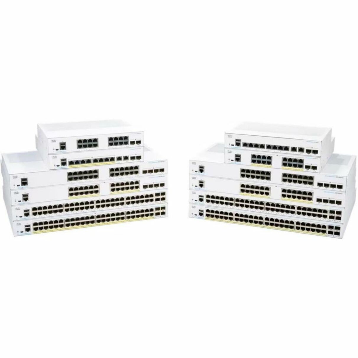 Cisco 250 CBS250-24FP-4X Ethernet Switch - 28 Ports - Manageable - Gigabit Ethernet, 10 Gigabit Ethernet - 1000Base-T, 10GBase-X - Refurbished - 2 Layer Supported - Modular - 370 W PoE Budget - Optica