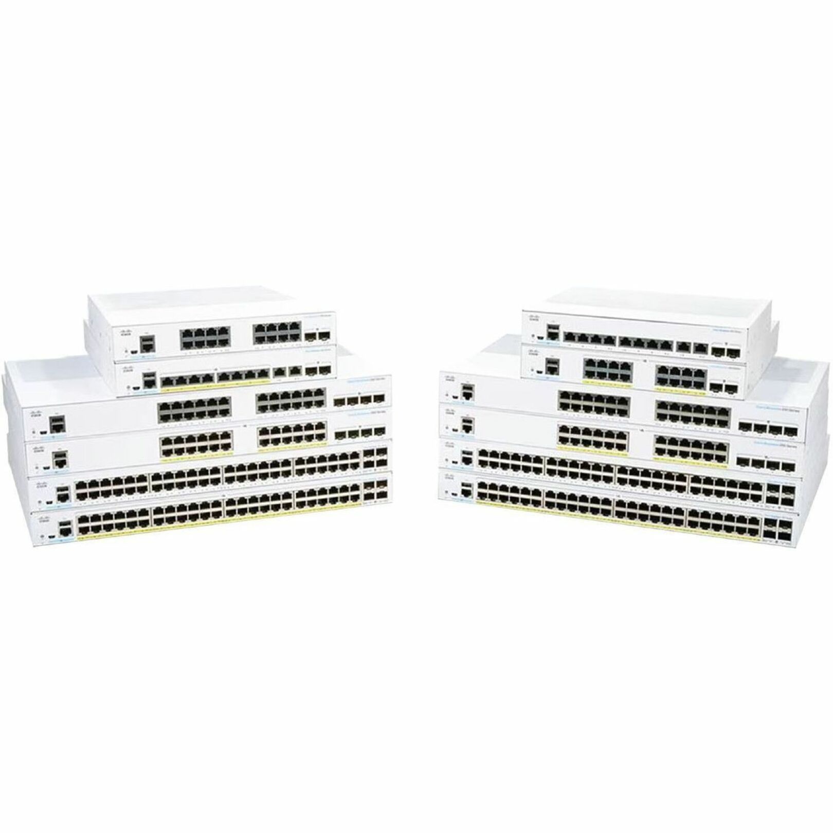 Cisco 250 CBS250-48T-4G Ethernet Switch - 52 Ports - Manageable - Gigabit Ethernet - 1000Base-T, 1000Base-X - Refurbished - 2 Layer Supported - Modular - 4 SFP Slots - 48.64 W Power Consumption - Opti