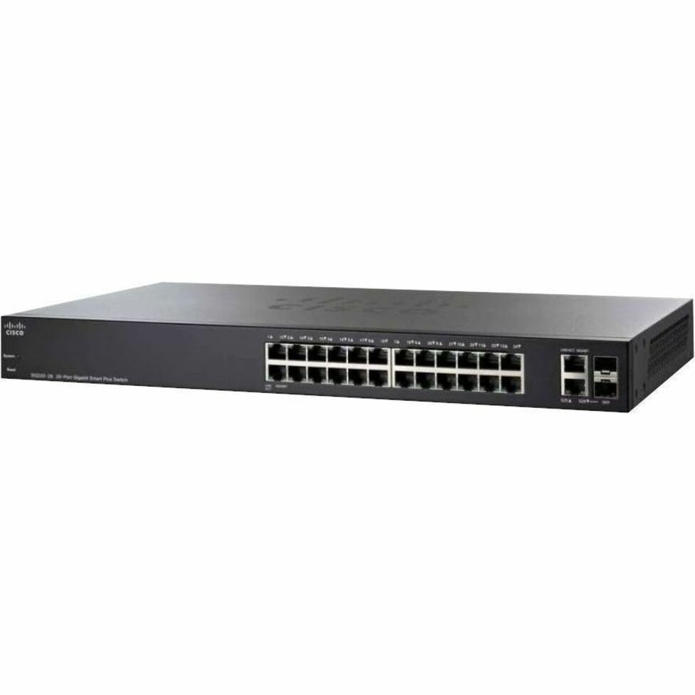 Cisco Business 250 CBS250-24FP-4G Ethernet Switch - 24 Ports - Manageable - Gigabit Ethernet - 1000Base-T, 1000Base-X - Refurbished - 3 Layer Supported - Modular - 4 SFP Slots - 46.60 W Power Consumpt