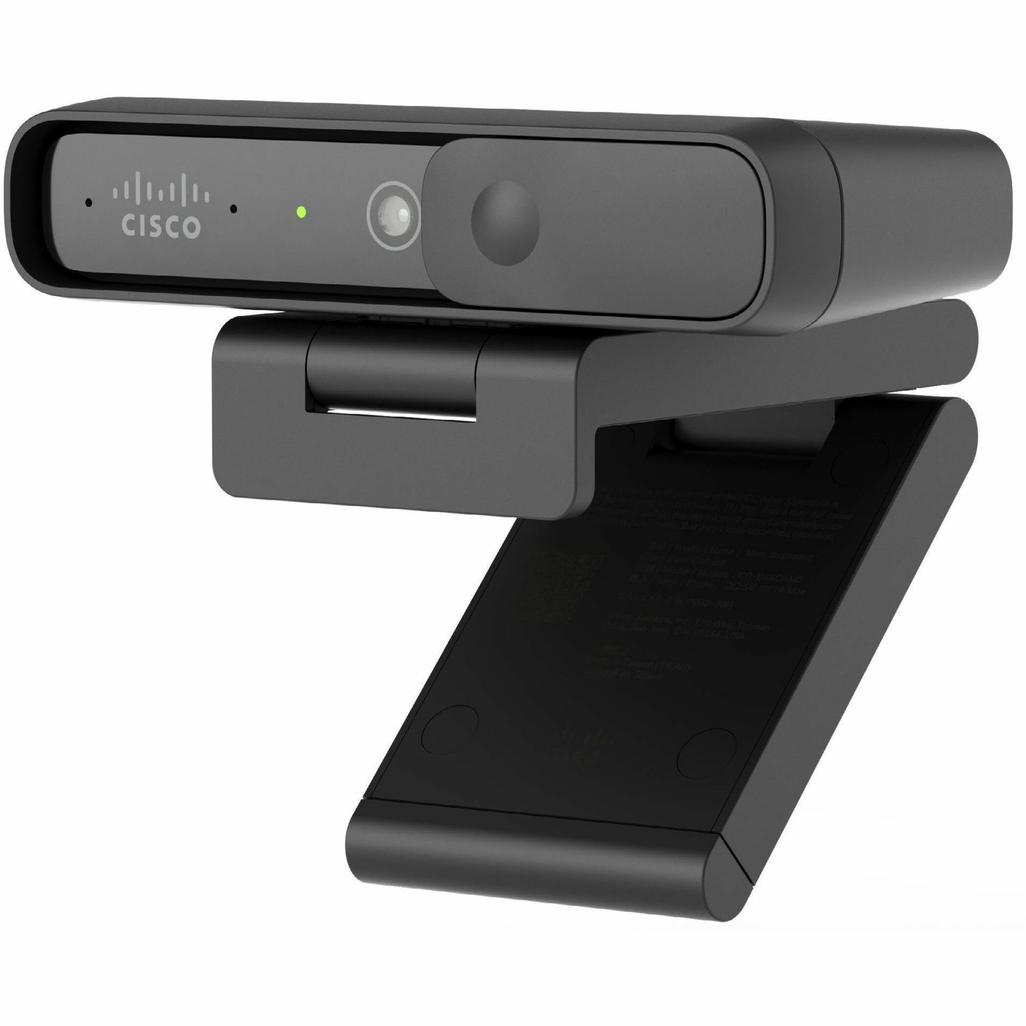 Cisco Webcam - Refurbished - 8 Megapixel - 30 fps - Carbon Black - USB Type C - 1920 x 1080 Video - Auto-focus - 83° Angle - Tripod Mount, Clip - 4x Digital Zoom - Microphone - For Monitor, Notebook