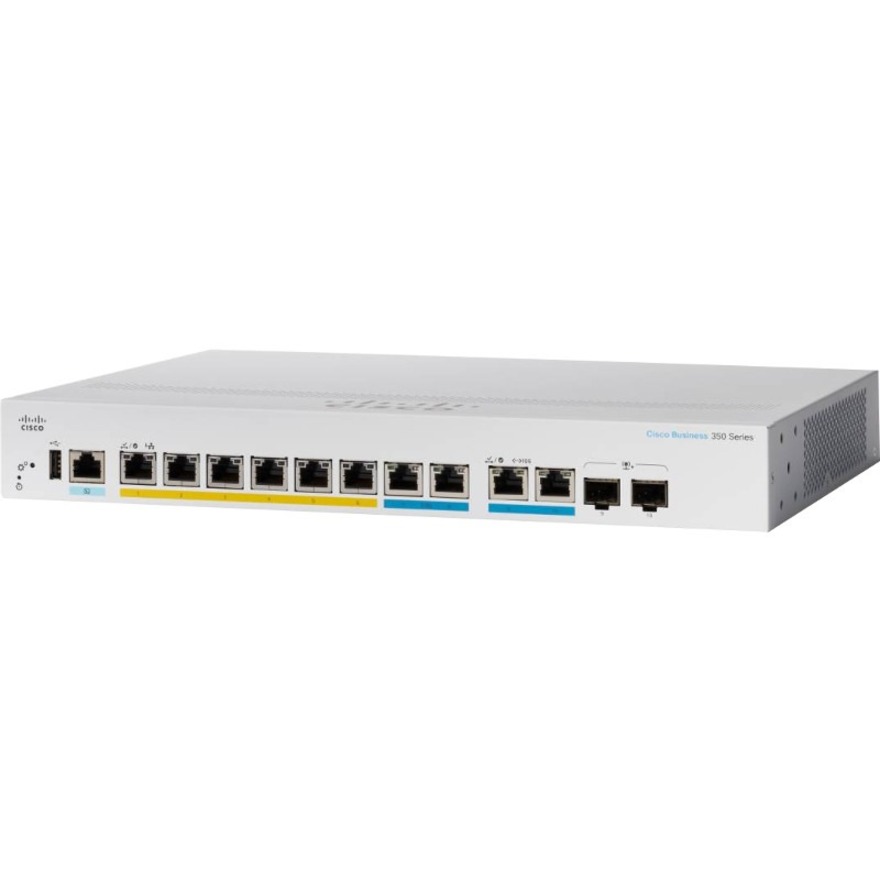 Cisco Business CBS350-24T-4G Ethernet Switch - 24 Ports - Manageable - Gigabit Ethernet - 10/100/1000Base-T, 1000Base-X - Refurbished - 3 Layer Supported - Modular - 4 SFP Slots - 25.63 W Power Consum