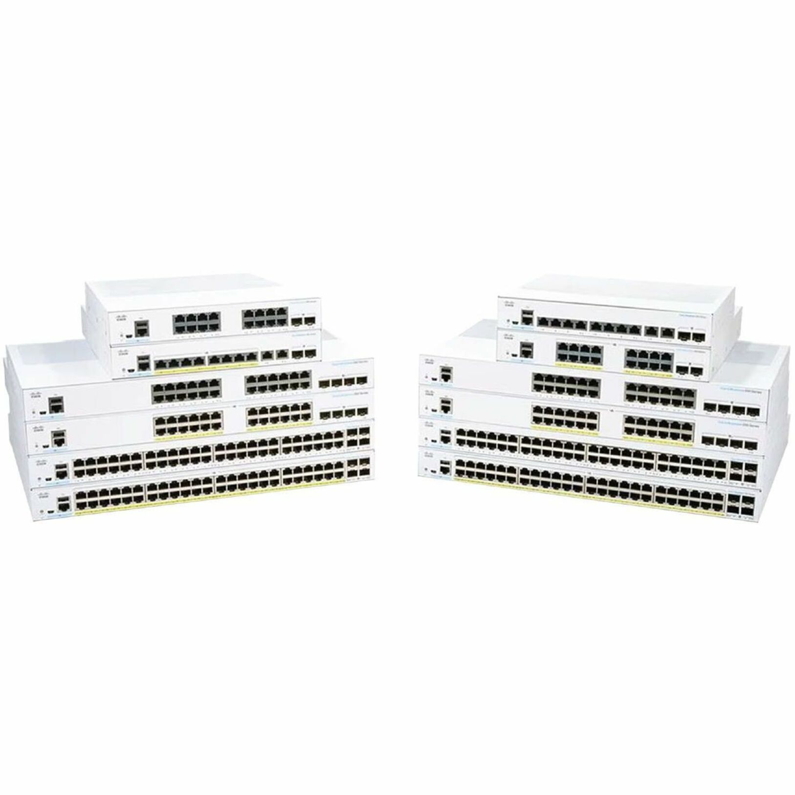 Cisco Business CBS250-8T-E-2G Ethernet Switch - 10 Ports - Manageable - Gigabit Ethernet - 1000Base-T, 1000Base-X - Refurbished - 3 Layer Supported - Modular - 2 SFP Slots - 12.56 W Power Consumption 