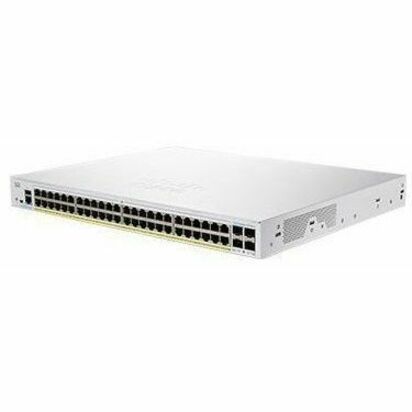 Cisco Business CBS350-48P-4X Ethernet Switch - 48 Ports - Manageable - Gigabit Ethernet, 10 Gigabit Ethernet - 10GBase-X, 10/100/1000Base-T - Refurbished - 2 Layer Supported - Modular - 60.73 W Power 