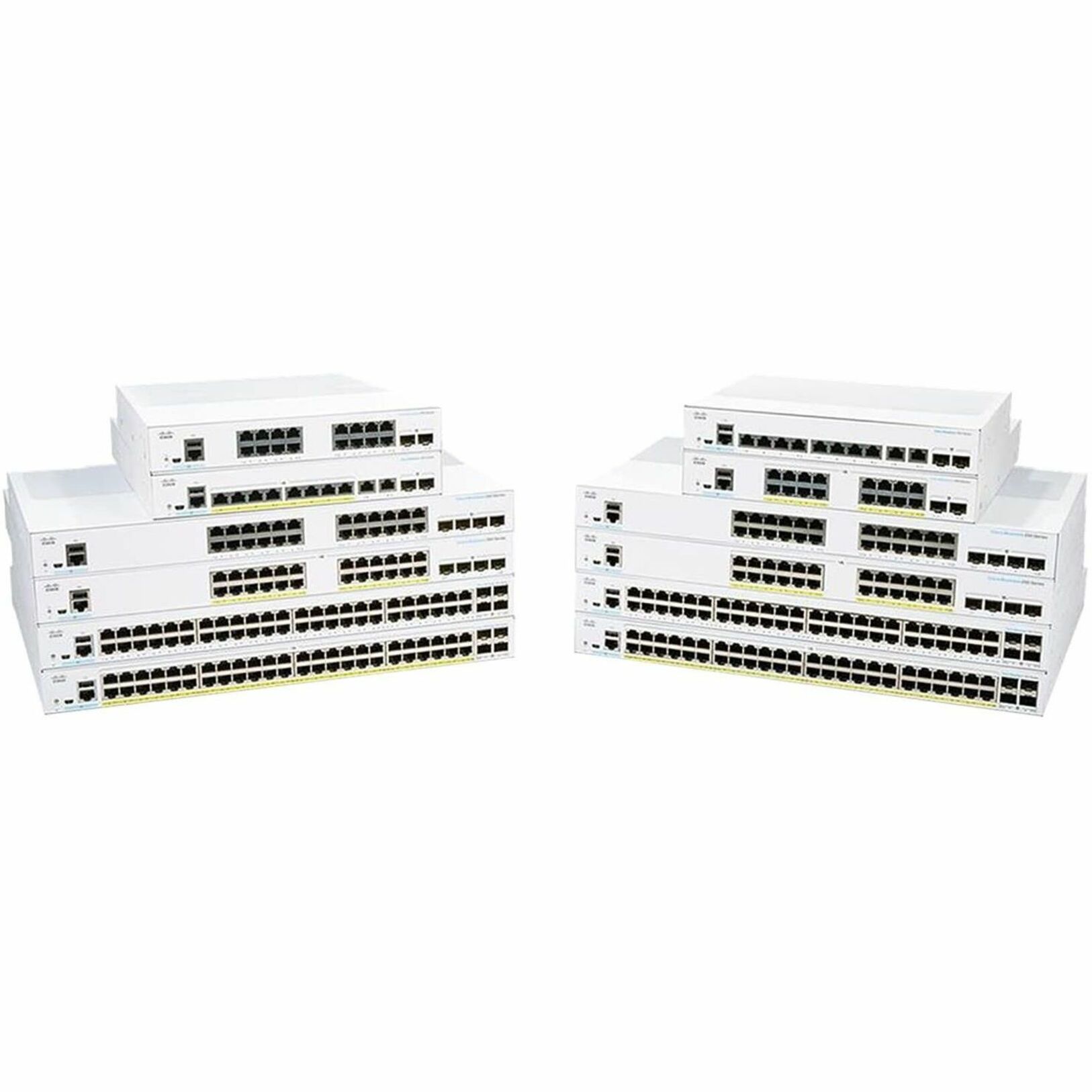 Cisco 350 CBS350-48P-4X Ethernet Switch - 48 Ports - Manageable - Gigabit Ethernet, 10 Gigabit Ethernet - 1000Base-T, 10GBase-X - Refurbished - 3 Layer Supported - Modular - 60.73 W Power Consumption 