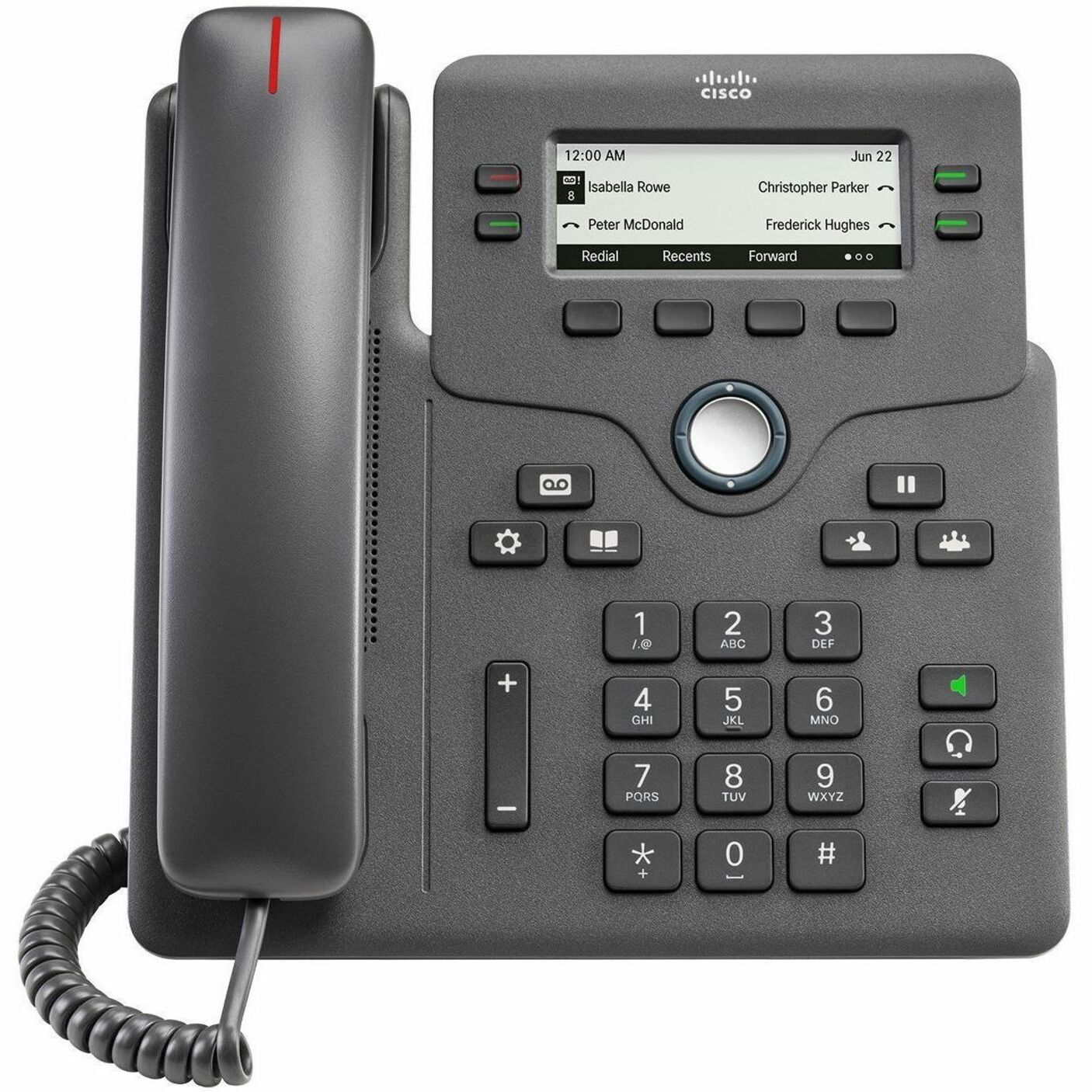 Cisco 6861 IP Phone - Refurbished - Corded - Corded/Cordless - Wi-Fi - Wall Mountable - 4 x Total Line - VoIP - 3.2" LCD - IEEE 802.11a/b/g/n - 1 x Network (RJ-45)