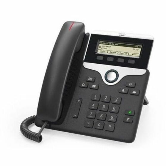 Cisco 7811 IP Phone - Refurbished - Corded - Corded - Wall Mountable, Desktop - 1 x Total Line - VoIP - 3.3" - User Connect LicenseNetwork (RJ-45) - PoE Ports