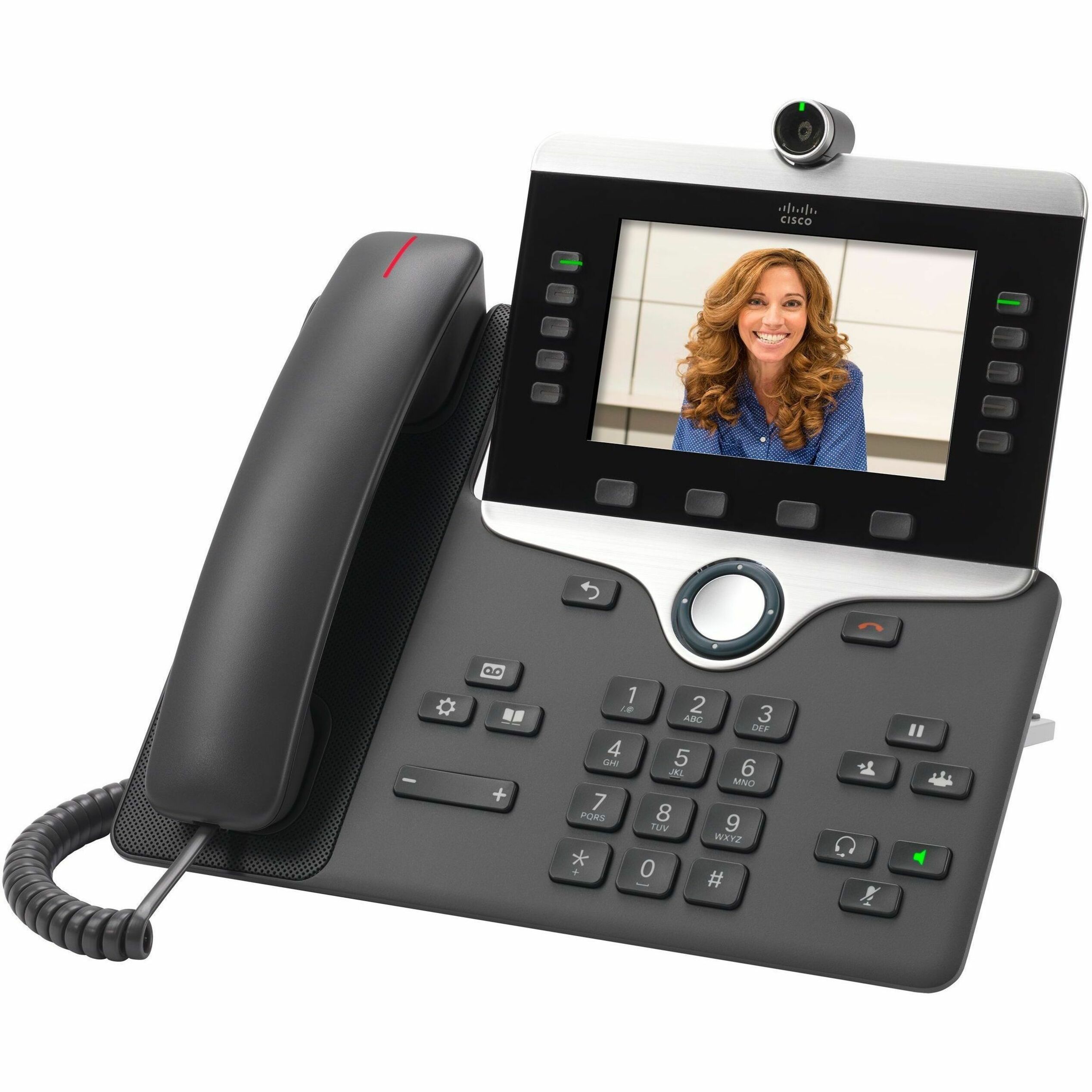 Cisco 8865 IP Phone - Refurbished - Corded - Corded/Cordless - Wi-Fi, Bluetooth - Wall Mountable - 5 x Total Line - VoIP - IEEE 802.11a/b/g/n/ac - 2 x Network (RJ-45) - PoE Ports