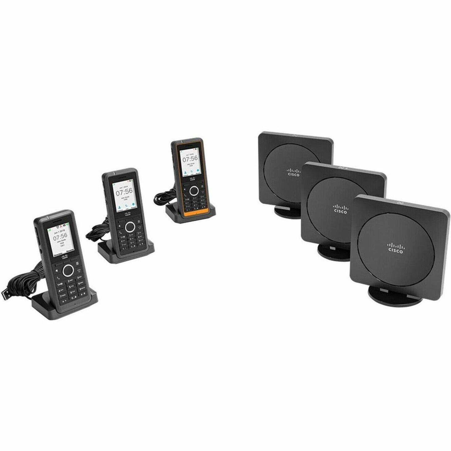 Cisco 6823 IP Phone - Refurbished - Cordless - Corded - DECT - Wall Mountable - 2 x Total Line - VoIP - 1.7" LED - 1 x Network (RJ-45) - PoE Ports