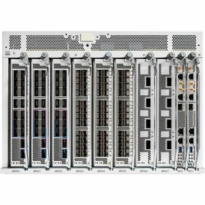 Cisco 8608 Router Chassis - 8 - 7U - Rack-mountable - 1 Year