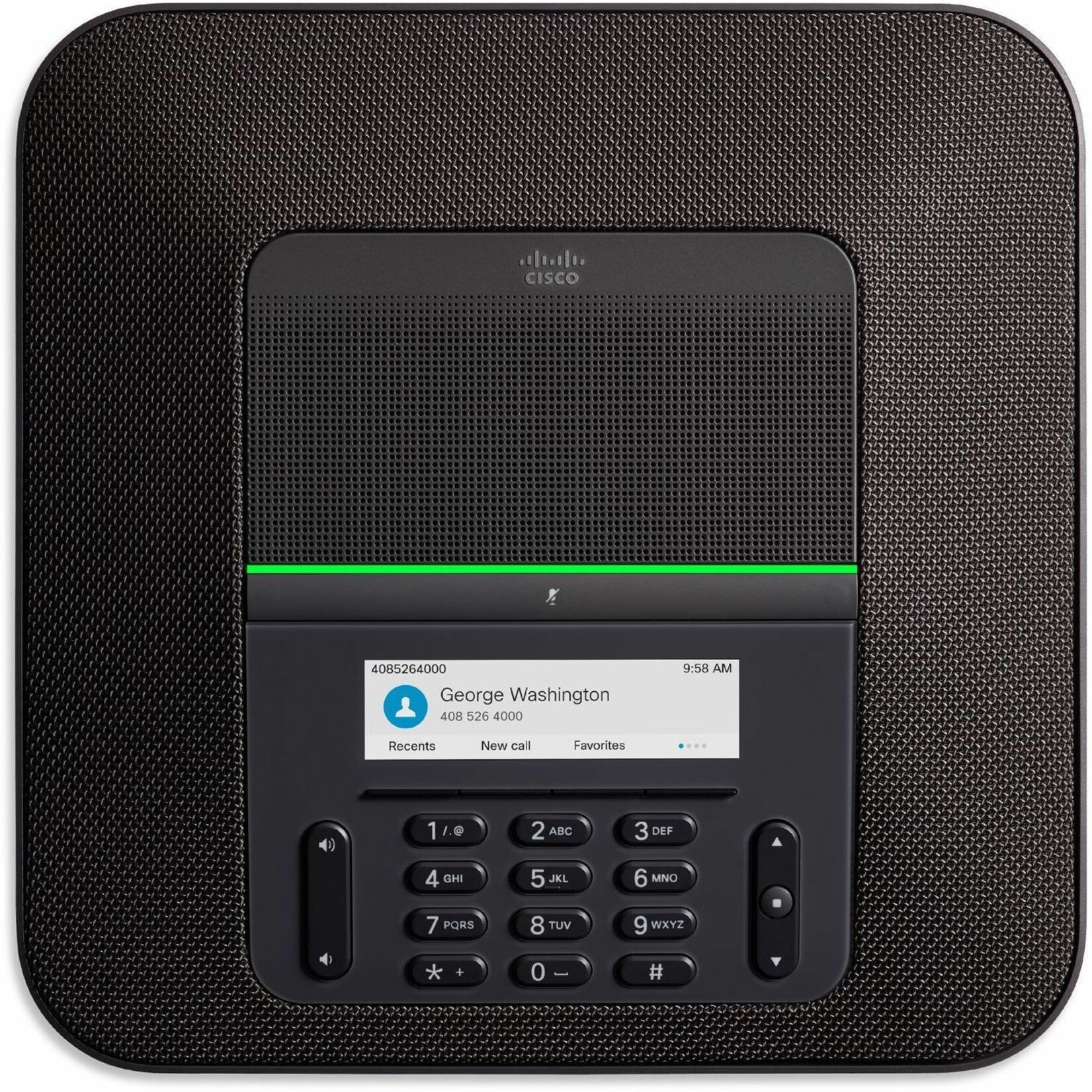 Cisco 8832 IP Conference Station - Refurbished - Corded - Charcoal - TAA Compliant - VoIP - 1 x Network (RJ-45) - PoE Ports