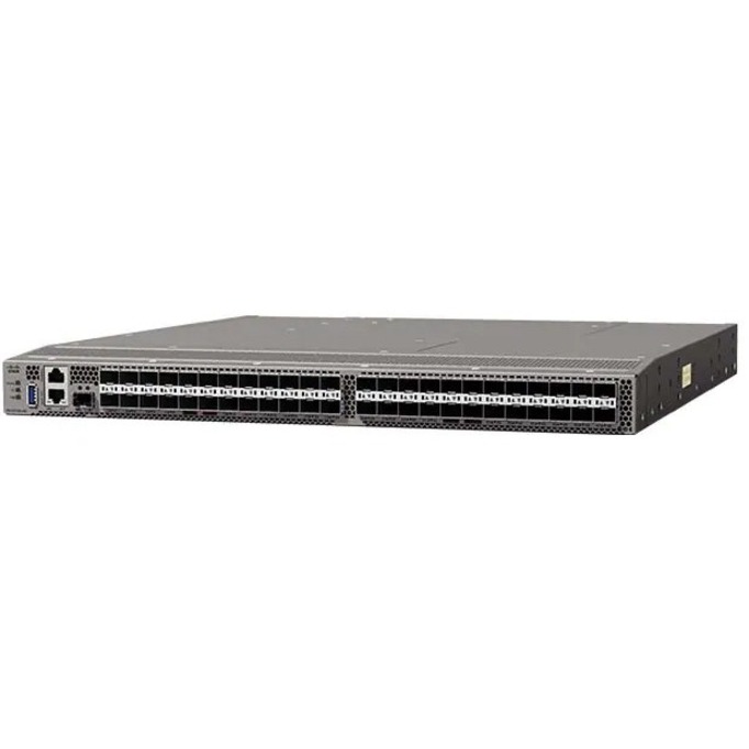 Cisco MDS 9148T Fibre Channel Switch (Port Side Intake) - 32 Gbit/s - 48 Fiber Channel Ports - Manageable - Rack-mountable - 1U - Redundant Power Supply - Refurbished