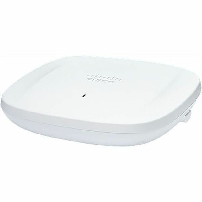 Cisco Catalyst CW9162I Tri Band Wi-Fi 6 IEEE 802.11ax 3.90 Gbit/s Wireless Access Point - 2.40 GHz, 5 GHz, 6 GHz - Internal - MIMO Technology - 1 x Network (RJ-45) - 2.5 Gigabit Ethernet - Bluetooth 5