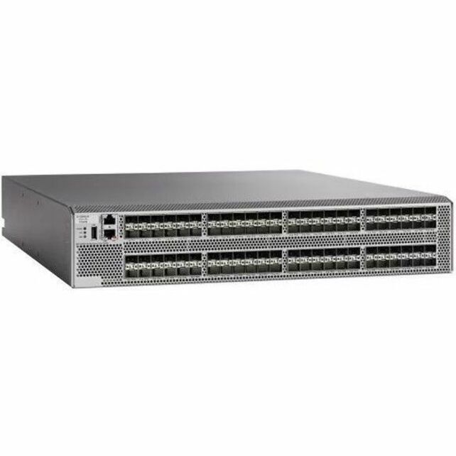 Cisco MDS 9396S 16G Multilayer Fabric Switch - 96 Ports - 16 Gbit/s - 96 Fiber Channel Ports - Gigabit Ethernet - Manageable - Rack-mountable - 2U - Redundant Power Supply - Refurbished