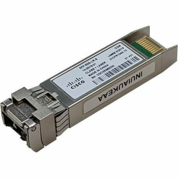 Cisco 25/50GBASE-LR SFP56 Module for SMF - For Optical Network, Data Networking - 1 x LC/PC 50GBase-LR Network - Optical Fiber - 1310 nm, 1295 nm, 1325 nm, 1304 nm, 1317 nm Wavelength - Single-mode - 