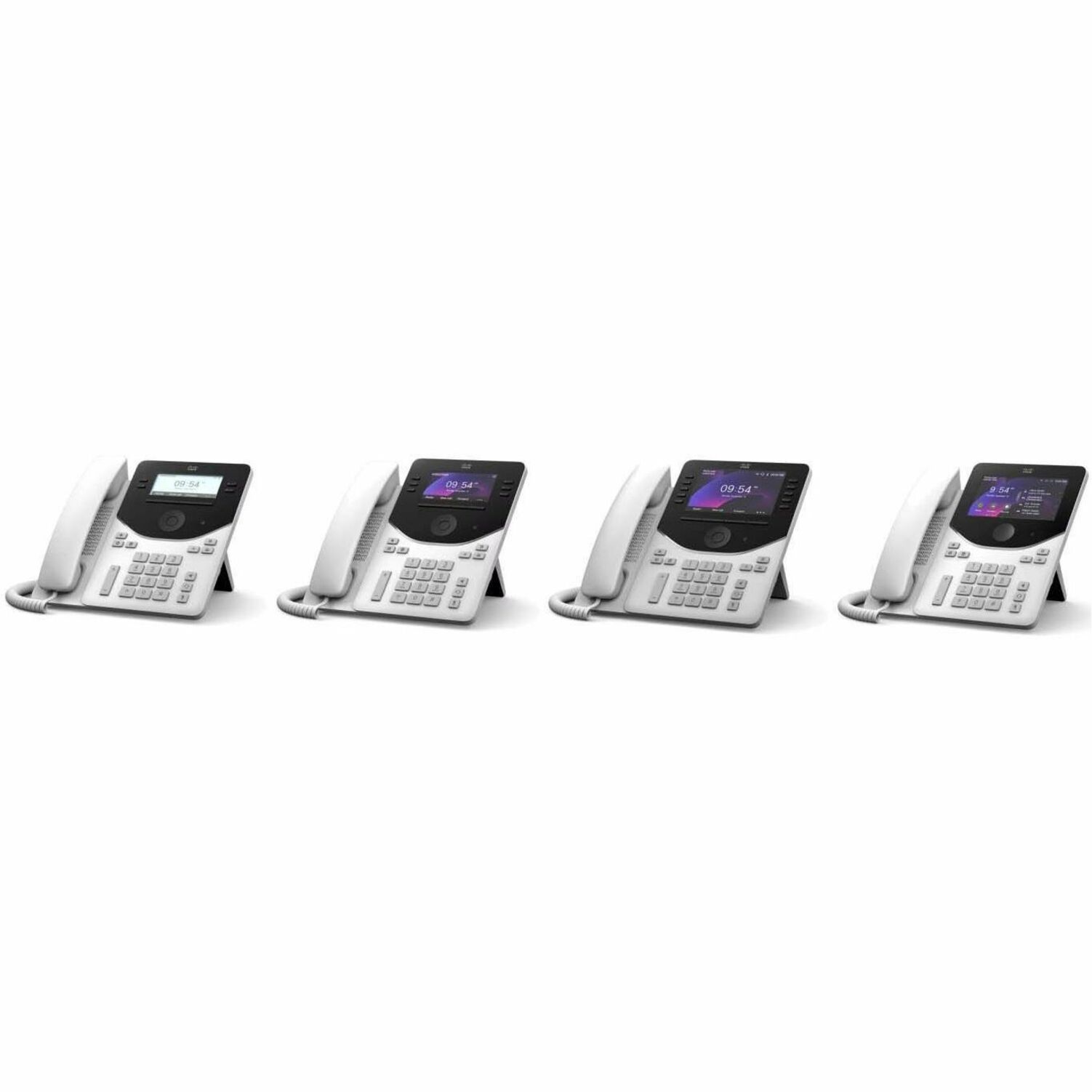 Cisco 9861 IP Phone - Corded - Desktop - First Light - 10 x Total Line - VoIP - 5" LCD - 2 x Network (RJ-45) - PoE Ports