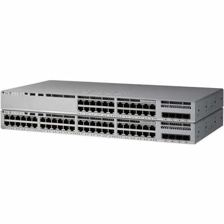 Cisco Catalyst C9200-24PXG Ethernet Switch - 24 Ports - Manageable - Gigabit Ethernet, 10 Gigabit Ethernet - 1000Base-T, 10GBase-T - Refurbished - 3 Layer Supported - Modular - 600 W Power Consumption